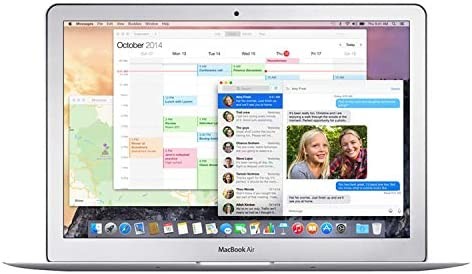 Apple MacBook Air MJVE2LL/A Intel Core i5-5250U X2 1.6GHz 4GB 256GB, Silver (Renewed)